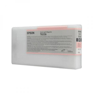 Originálny atrament Epson T6536 (C13T653600), vivid svetlo purpurový, 200 ml