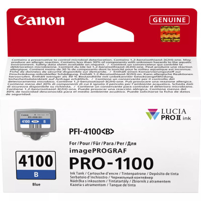 Originálny atrament Canon PFI-4100B (6786C001), modrý, 80 ml