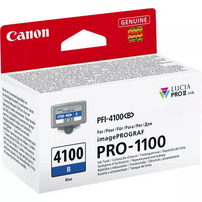 Originálny atrament Canon PFI-4100B (6786C001), modrý, 80 ml