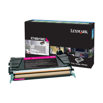 Originálny toner Lexmark X748H1MG, purpurový, 10000 strán