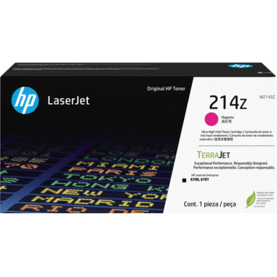 Originálny toner HP W2143Z (214Z), purpurový, 26000 strán