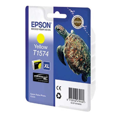 Originálny atrament Epson T1574 (C13T15744010), žltý, 25,9 ml