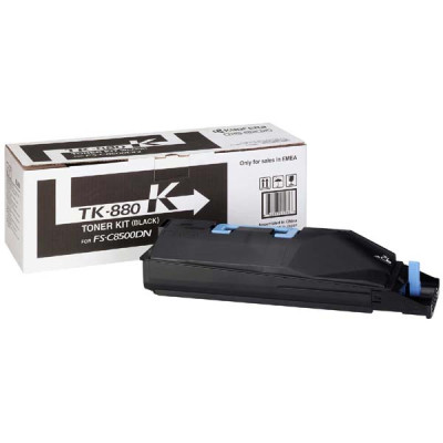 Originálny toner Kyocera TK-880K, čierny, 25000 strán