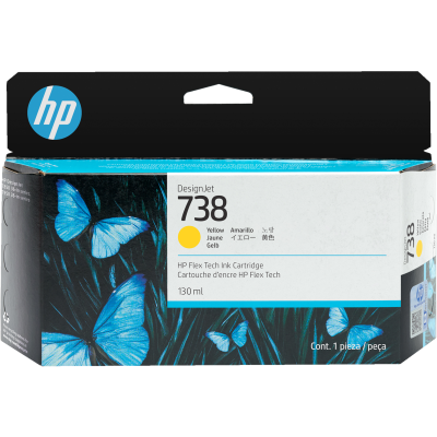 Originálny atrament HP 498N7A (738), žltý, 130 ml