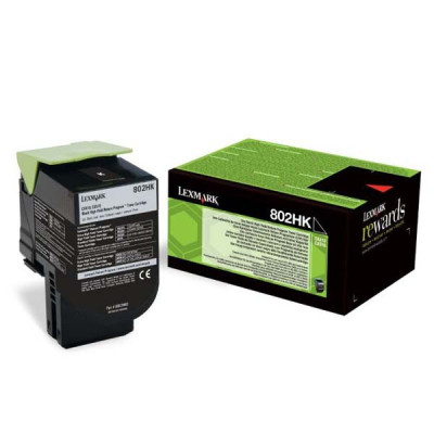 Originálny toner Lexmark 80C2HK0 (80C2HKE, 80C0H10), čierny, 4000 strán