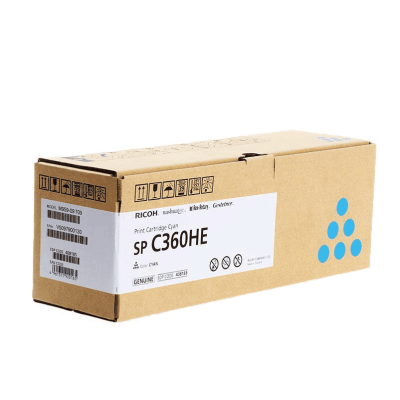Originálny toner Ricoh 408185, azúrový, 5000 strán