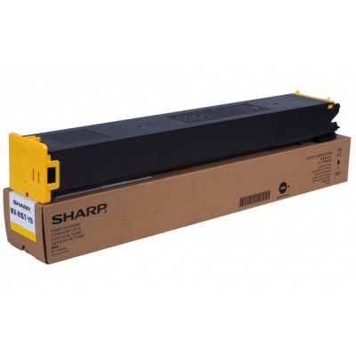 Originálny toner Sharp MX-61GTYB, žltý, 12000 strán