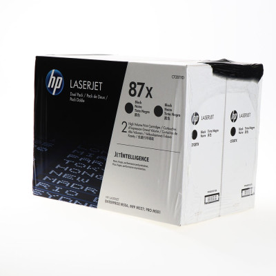 Originálny toner HP CF287XD (87X), čierny, 2 × 18000 strán, 2-pack