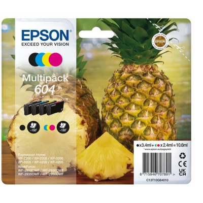 Originálny atrament Epson T10G6 (C13T10G64510), CMYK, 150/130 strán