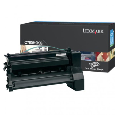 Originálny toner Lexmark C780H2KG, čierny, 10000 strán
