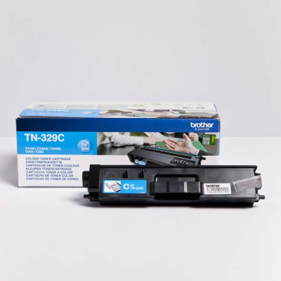 Originálny toner Brother TN-329C, azúrový, 6000 strán