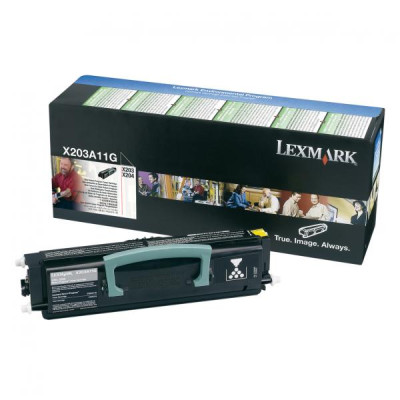 Originálny toner Lexmark X203A11G, čierny, 2500 strán