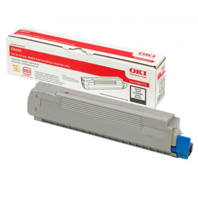 Originálny toner Oki C8600 (43487712), čierny, 6000 strán
