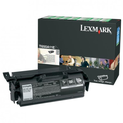 Originálny toner Lexmark T650A11E, čierny, 7000 strán