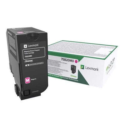 Lexmark 75B20M0 (75B0030), originálny toner, purpurový