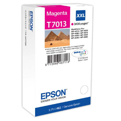 Originálny atrament Epson T7013 (C13T70134010), purpurový, 3400 strán