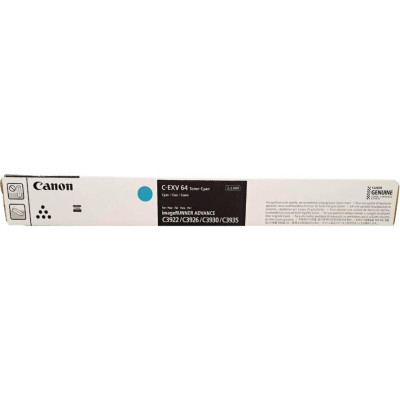 Originálny toner Canon C-EXV64C (5754C002), azúrový, 25500 strán