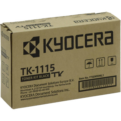 Originálny toner Kyocera TK-1115 (1T02M50NL0), čierny, 1600 strán