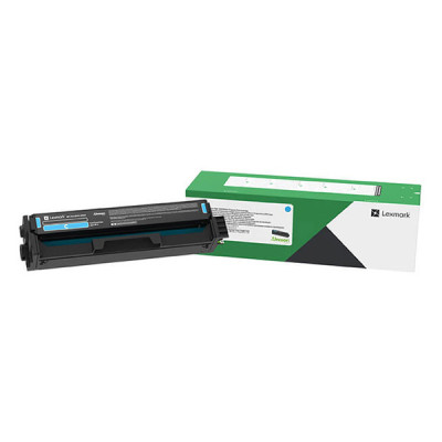Originálny toner Lexmark C332HC0 (C330H20), azúrový, 2500 strán