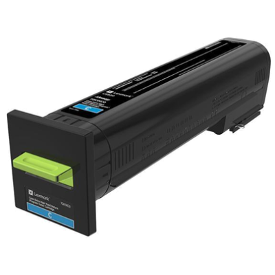 Originálny toner Lexmark 72K20C0 (72K20CE), azúrový, 8000 strán