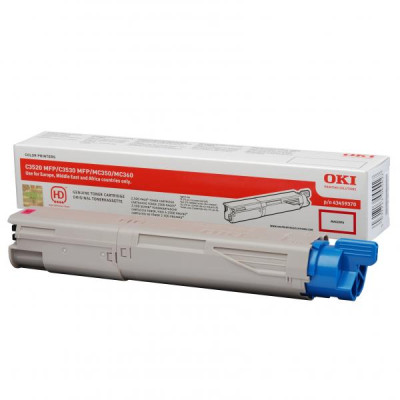 Originálny toner Oki C3500 (43459370), purpurový, 2500 strán