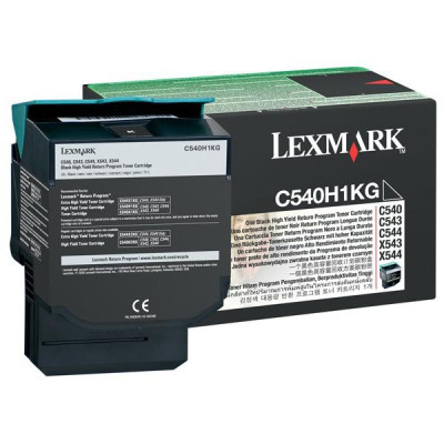 Originálny toner Lexmark C540H1KG, čierny, 2500 strán