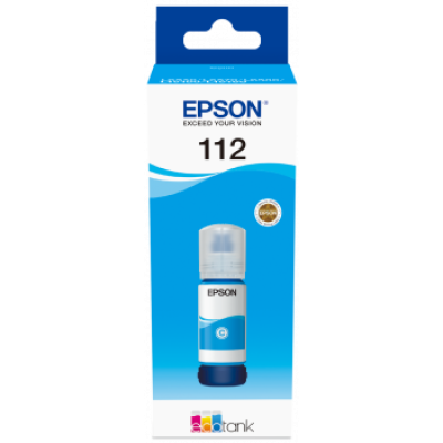 Originálny atrament Epson T06C2 (C13T06C24A, 112), azúrový, 6000 strán (70 ml)