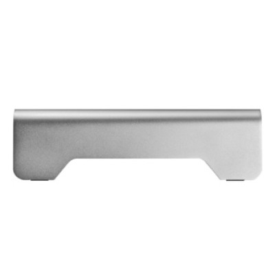 Podstavec pod monitor, stříbrný, hliník, Powerton