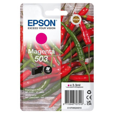 Originálny atrament Epson T09Q3 (C13T09Q34010, 503), purpurový, 165 strán (3,3 ml)