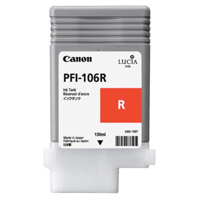 Originálny atrament Canon PFI-106R (6627B001), červený, 130 ml