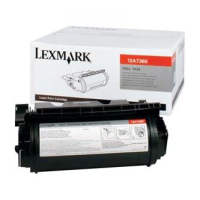 Originálny toner Lexmark 12A7365, čierny, 32000 strán