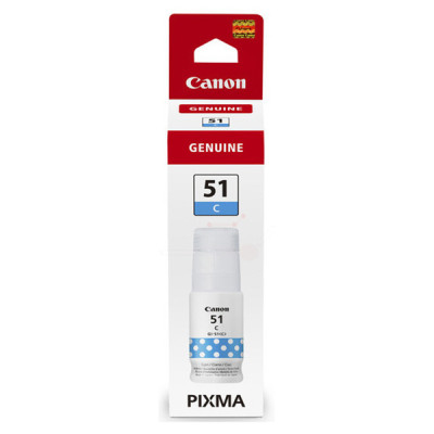 Originálny atrament Canon GI-51C (4546C001), azúrový, 7700 strán (70 ml)