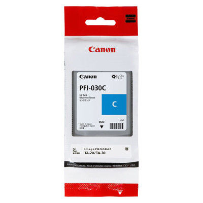 Originálny atrament Canon PFI-030C (3490C001), azúrový, 55 ml