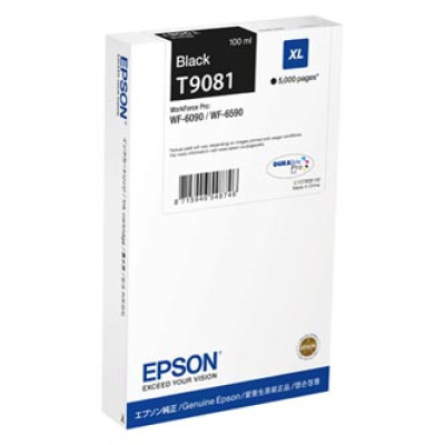 Originálny atrament Epson T9081XL (C13T90814N), čierny, 100 ml