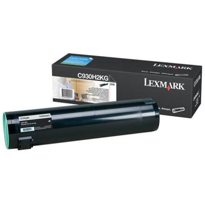 Originálny toner Lexmark C930H2KG, čierny, 38000 strán
