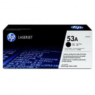Originálny toner HP Q7553A (53A), čierny, 3000 strán
