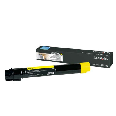 Originálny toner Lexmark C950X2YG, žltý, 22000 strán
