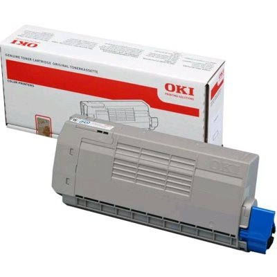 Originálny toner Oki ES7411WT (44318659), biely, 6000 strán