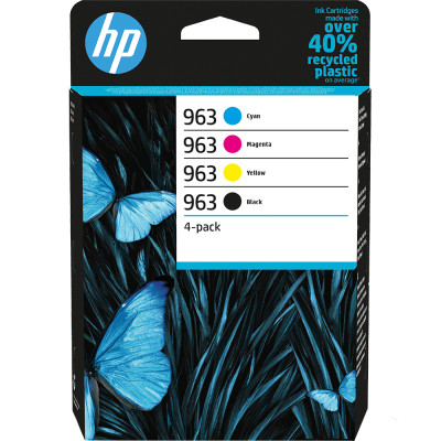 Originálny atrament HP 6ZC70AE (963), CMYK, 1000/700 strán, 4-pack