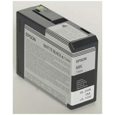 Originálny atrament Epson T5808 (C13T58080N), matne čierny, 80 ml