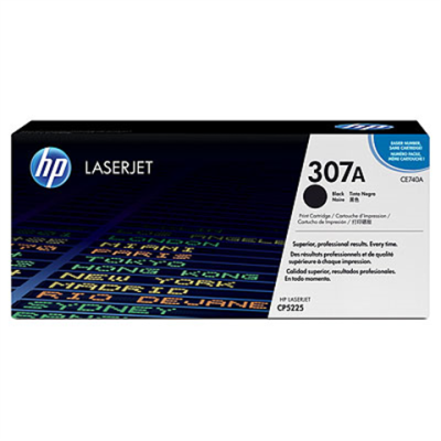 Originálny toner HP CE740A (307A), čierny, 7000 strán