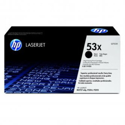 Originálny toner HP Q7553X (53X), čierny, 7000 strán