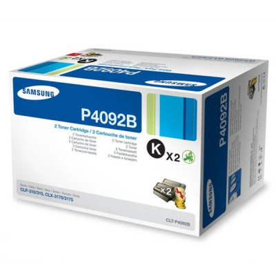 Originálny toner Samsung CLT-P4092B (SU391A), čierny, 2 × 1500 strán, 2-pack