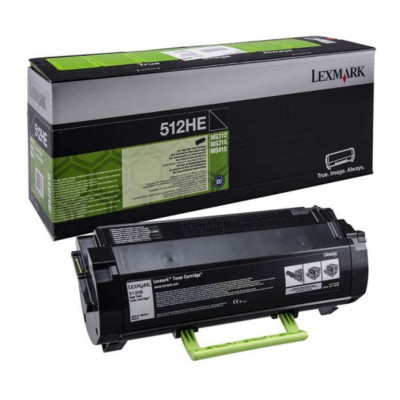 Originálny toner Lexmark 51F2H0E, čierny, 5000 strán