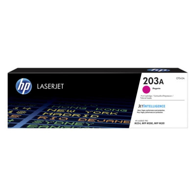 Originálny toner HP CF543A (203A), purpurový, 1300 strán