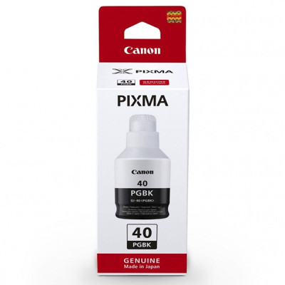 Originálny atrament Canon GI-40PGBK (3385C001), čierny, 6000 strán (170 ml)