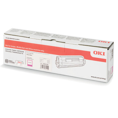Originálny toner Oki C834 (46861306), purpurový, 10000 strán