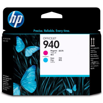 Originálna tlačová hlava HP C4901A (940), azúrová/purpurová