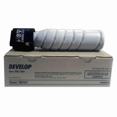 Originálny toner Develop TN-222 (A98R0D0), čierny, 24000 strán