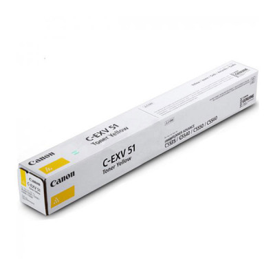 Originálny toner Canon C-EXV51Y (0484C002), žltý, 60000 strán